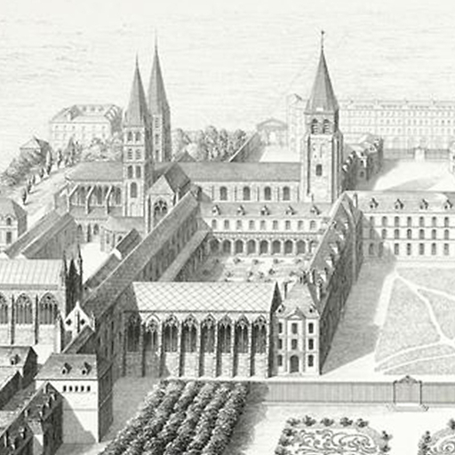 Engraving General View Of The Abbey