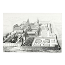 Engraving General View Of The Abbey