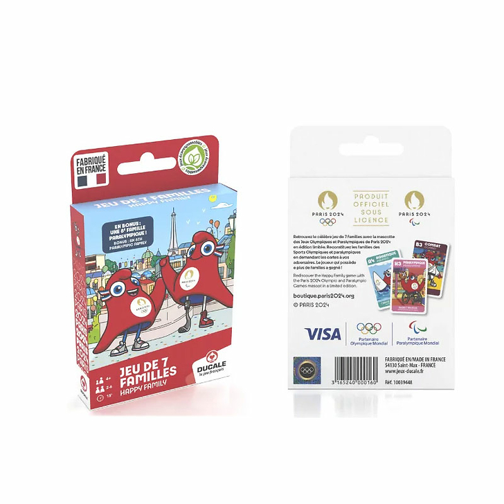 Jeu de 7 Familles Jeux olympiques de Paris 2024