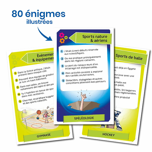 Jeu Énigmes -Sports - Bioviva