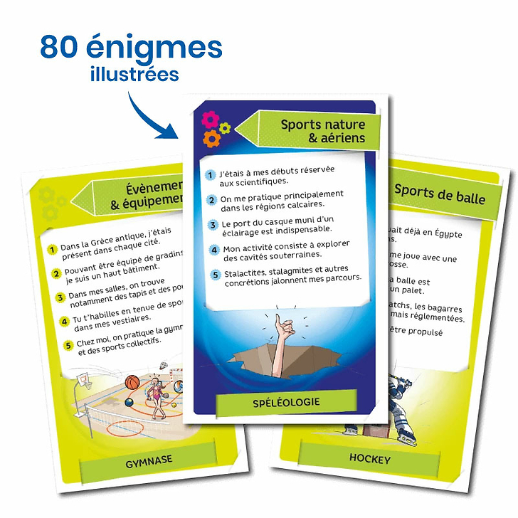 Jeu Énigmes -Sports - Bioviva
