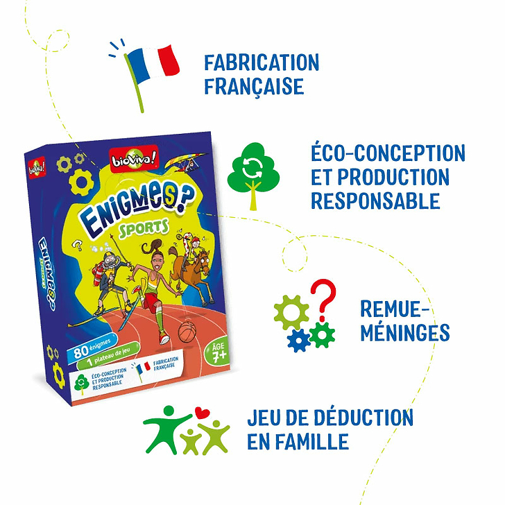 Jeu Énigmes -Sports - Bioviva