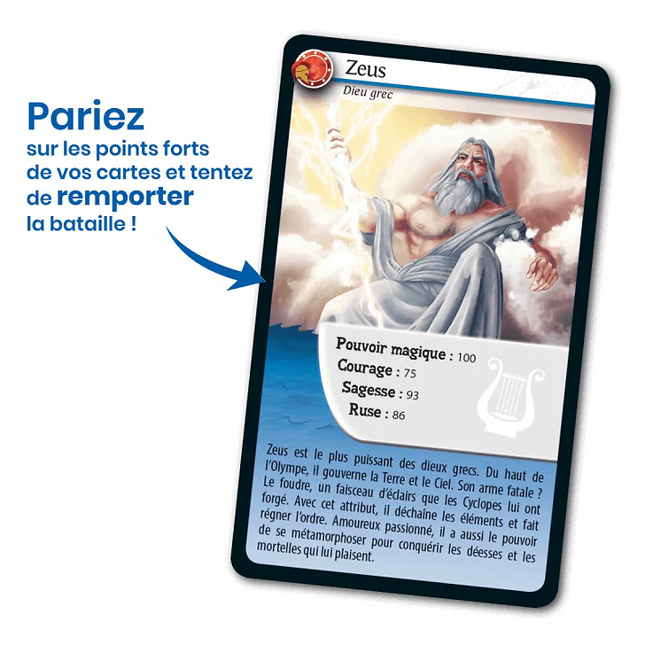 Jeu de cartes Défis Nature - Mythologie, Héros et Dieux - Bioviva