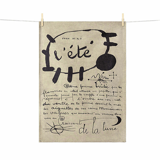 Torchon Joan Miró - L'Été