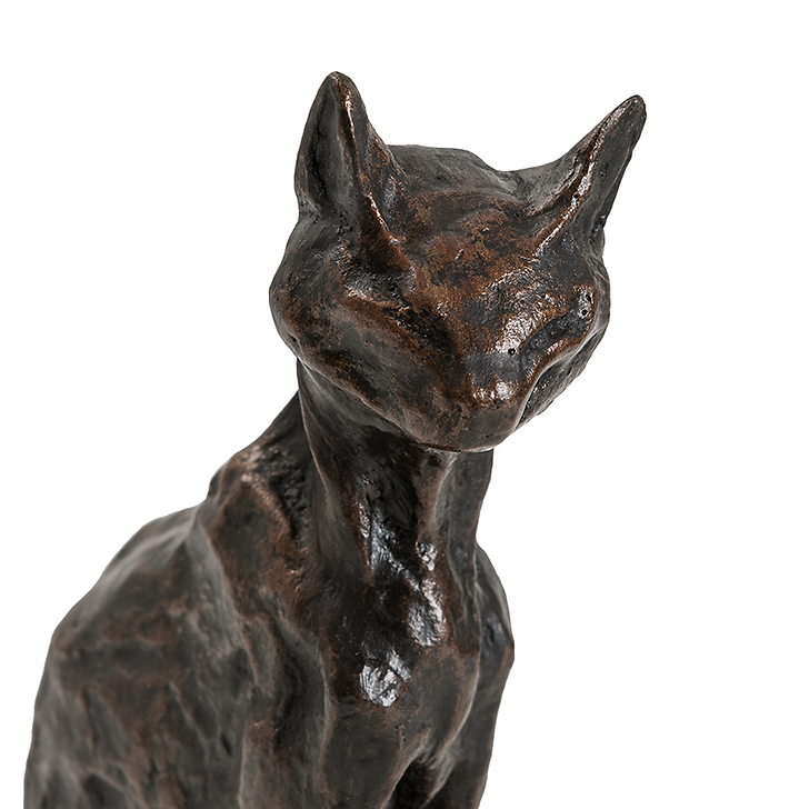 Chat abyssin assis - Steinlen