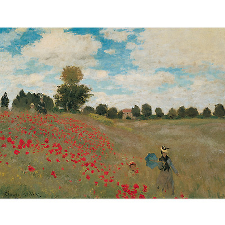 Poster The Poppies by Claude Monet