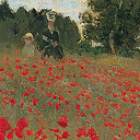 Poster The Poppies by Claude Monet