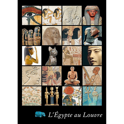 Affiche L'Egypte au Louvre