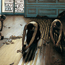 Poster The floor scrapers by G.Caillebotte