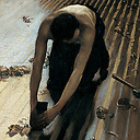 Poster The floor scrapers by G.Caillebotte