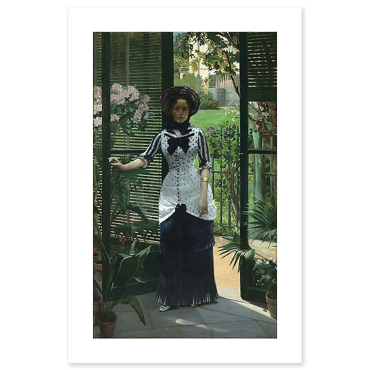 In the greenhouse (canvas without frame)