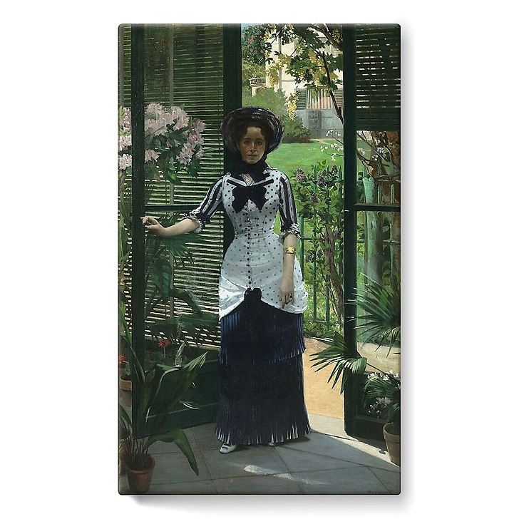 In the greenhouse (stretched canvas)