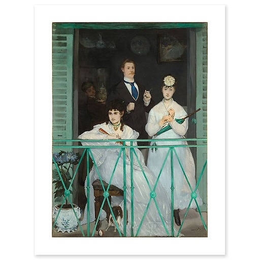 The balcony (canvas without frame)