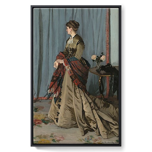 Madame Louis Joachim Gaudibert, née Marguerite Marcel (1846-1877), femme d'un négociant du Havre (toiles encadrées)