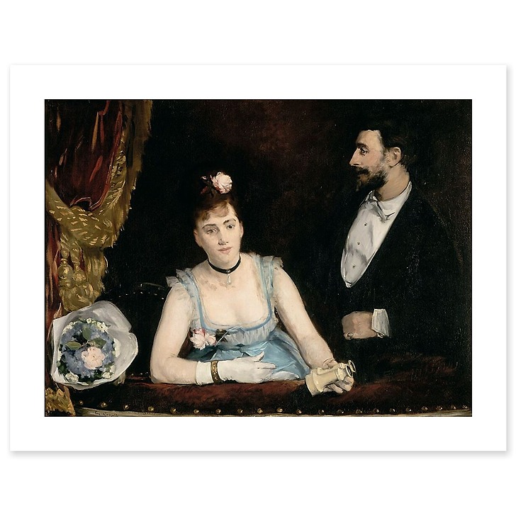 A Box at the Theatre des Italiens (canvas without frame)