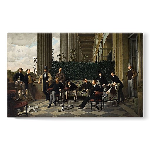 The Circle of the Rue Royale (stretched canvas)