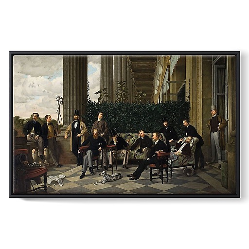 The Circle of the Rue Royale (framed canvas)