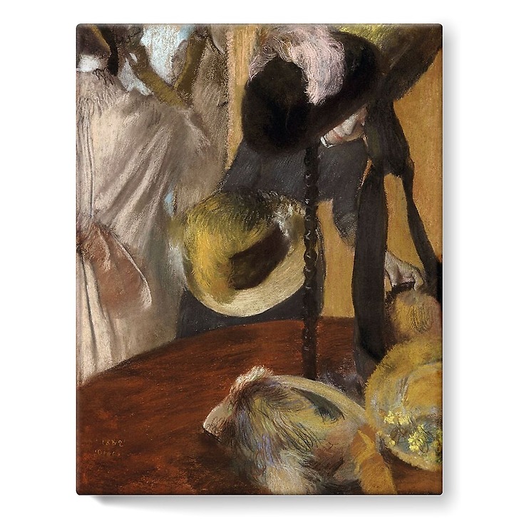 At the milliner's (stretched canvas)