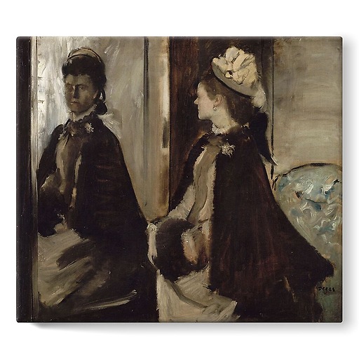 Mrs. Jeantaud with a mirror (stretched canvas)