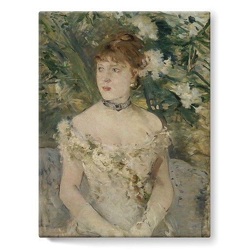 Young Girl in a Ball Gown (stretched canvas)