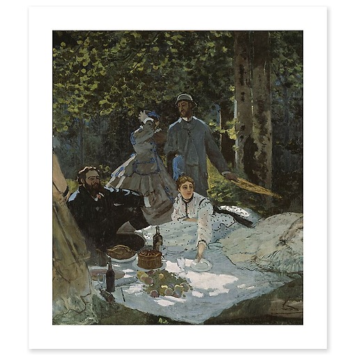 Luncheon on the Grass (canvas without frame)