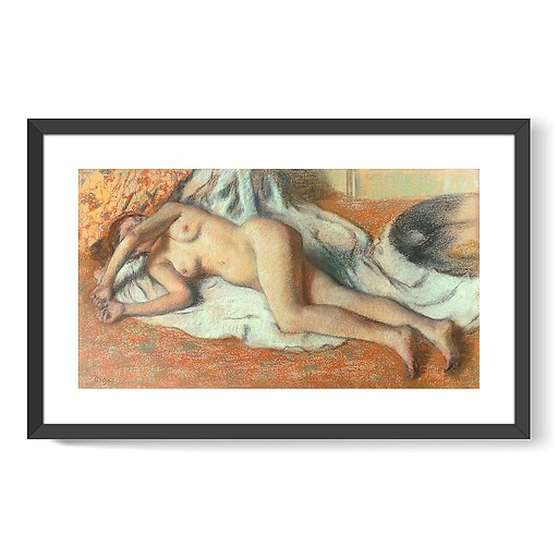 Bather lying on the ground (framed art prints)