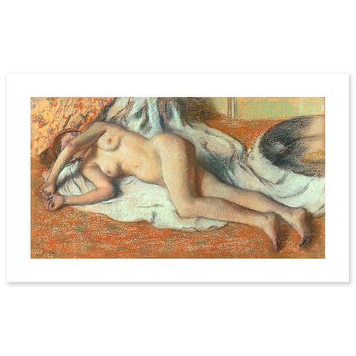 Bather lying on the ground (canvas without frame)