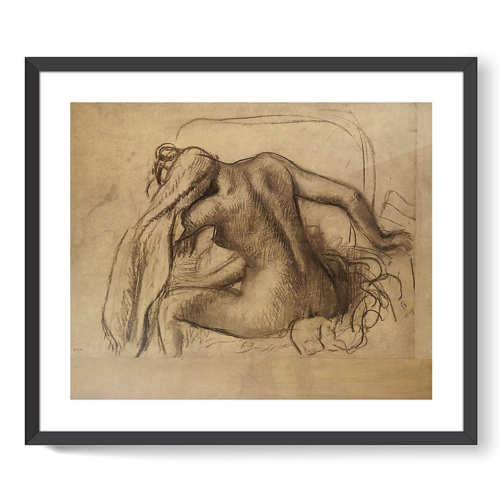 La toilette après le bain (affiches d'art encadrées)