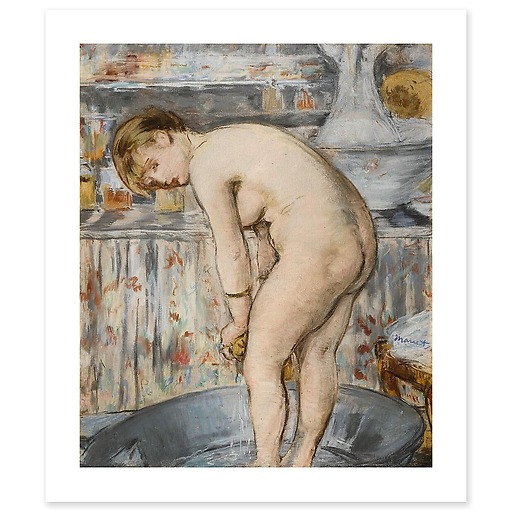 Femme dans un tub (affiches d'art)