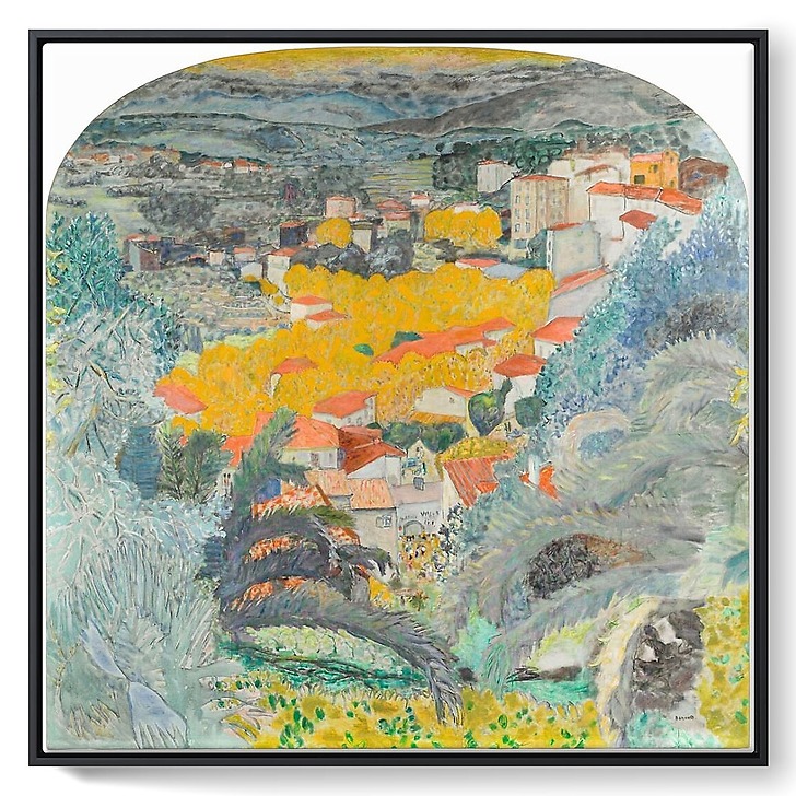 View of the Cannet (framed canvas)