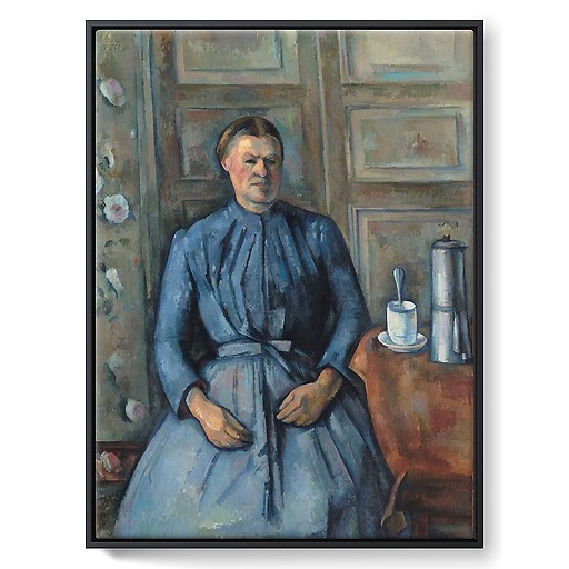 Woman with a Coffee Pot (framed canvas)