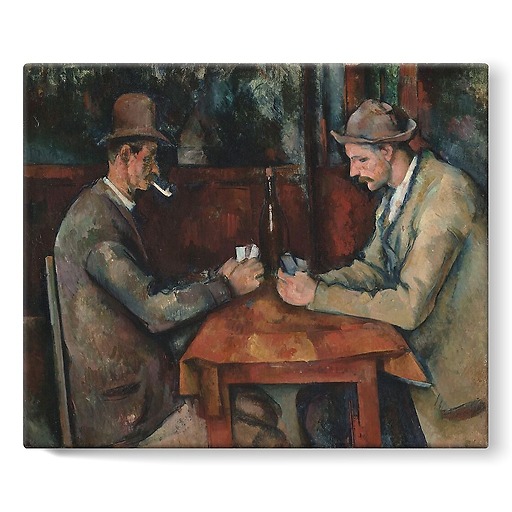 The card players (stretched canvas)