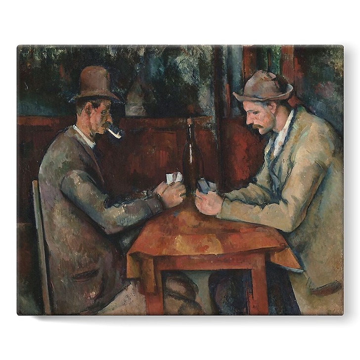Les joueurs de cartes (toiles sur châssis)