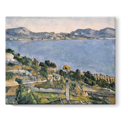 The Bay of Marseille seen from L'Estaque (stretched canvas)