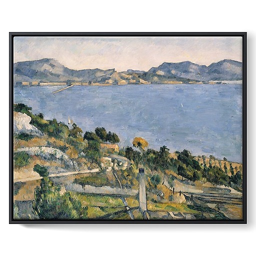 The Bay of Marseille seen from L'Estaque (framed canvas)