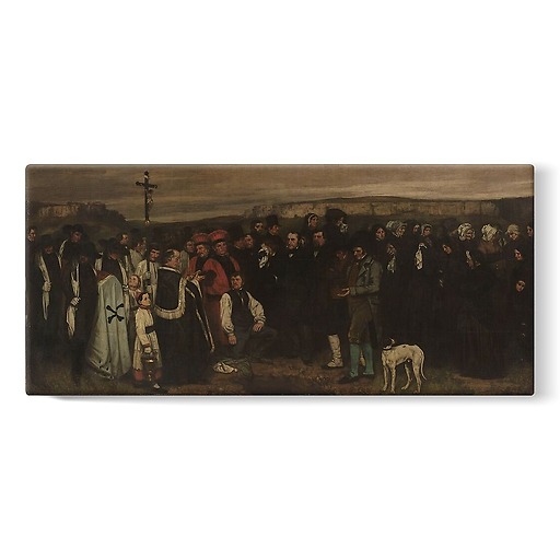 A Burial at Ornans (stretched canvas)