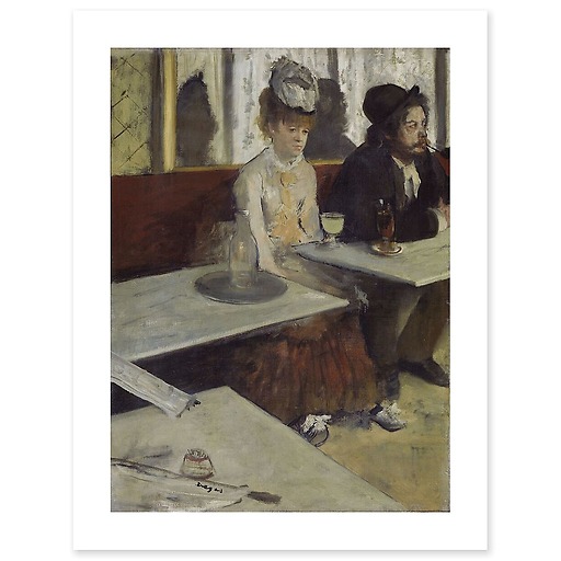 In a café, also called The absinthe drinker (art prints)