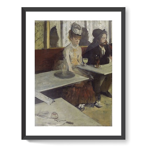In a café, also called The absinthe drinker (framed art prints)