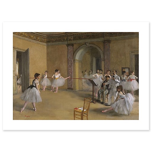Le Foyer de la danse à l'Opéra de la rue Le Peletier (toiles sans cadre)