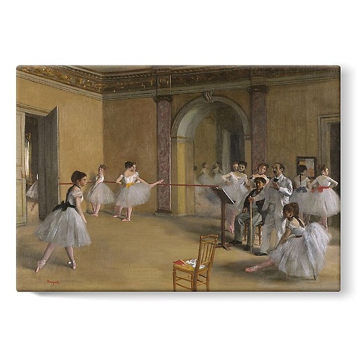 Le Foyer de la danse à l'Opéra de la rue Le Peletier (toiles sur châssis)