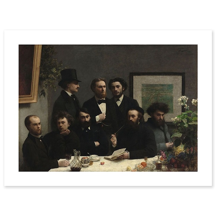 Un coin de table (affiches d'art)