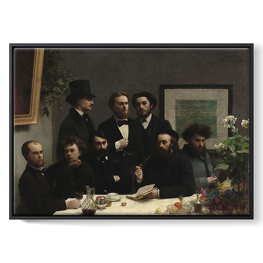 The Corner of the Table (framed canvas)
