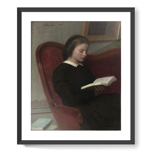 The Reader (Marie Fantin Latour, the Artist's Sister) (framed art prints)