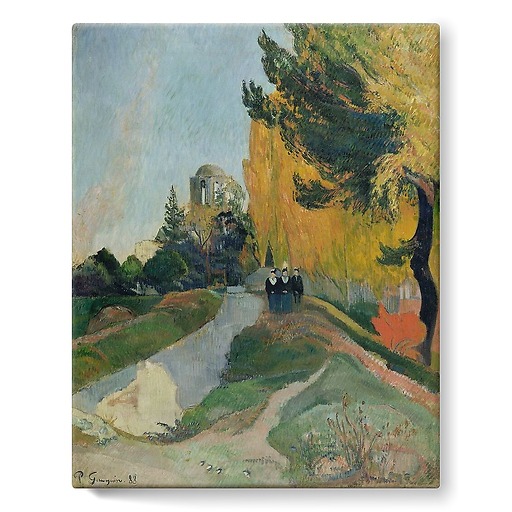 The Alyscamps at Arles (stretched canvas)