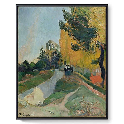 The Alyscamps at Arles (framed canvas)