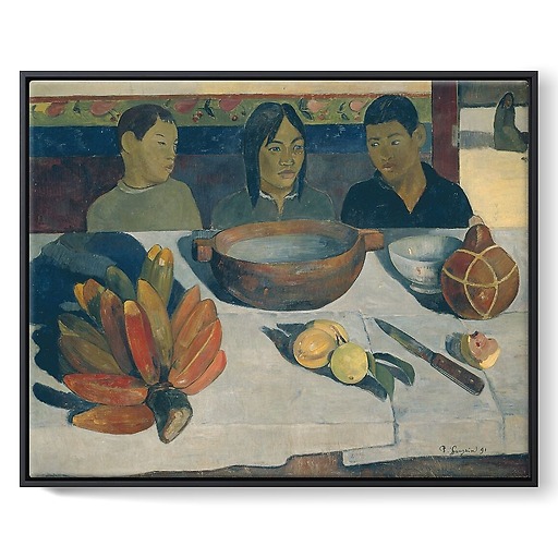 The Meal (The Bananas) (framed canvas)