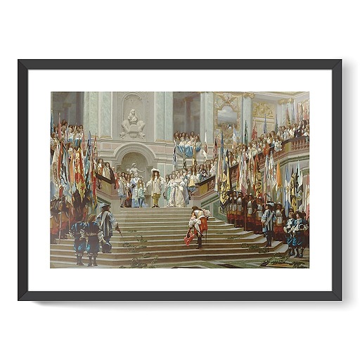 Reception of Condé in Versailles (framed art prints)