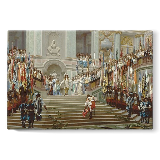 Reception of Condé in Versailles (stretched canvas)