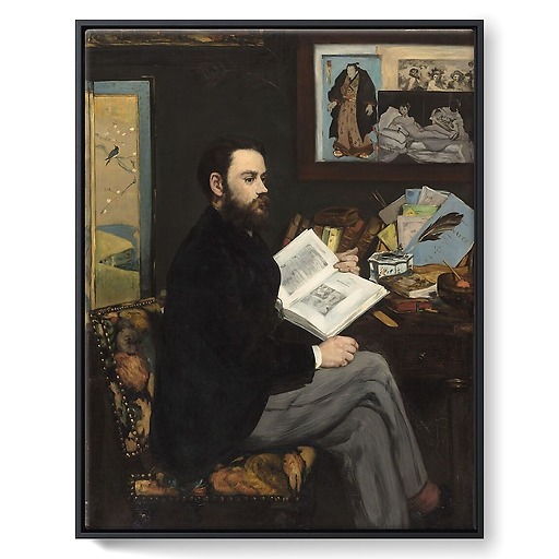 Emile Zola (framed canvas)