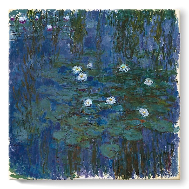 Nymphéas bleus (toiles sur châssis)